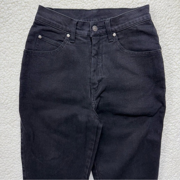 Vintage 80’s 90’s Levi’s Orange Tab High Waisted 
Tapered Black Denim Mom Jeans - Picture 2 of 10